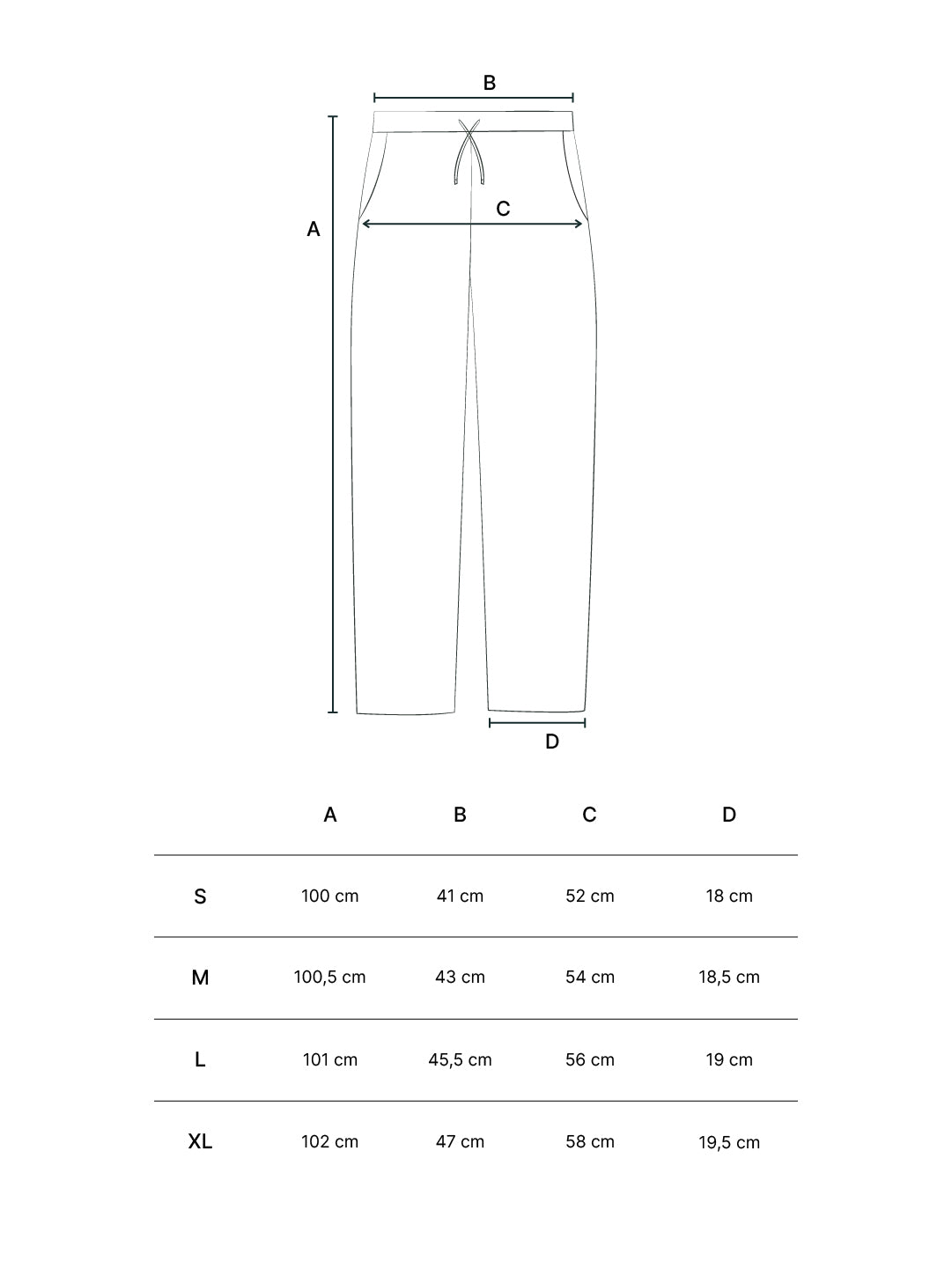 Spodnie Unisex Abana