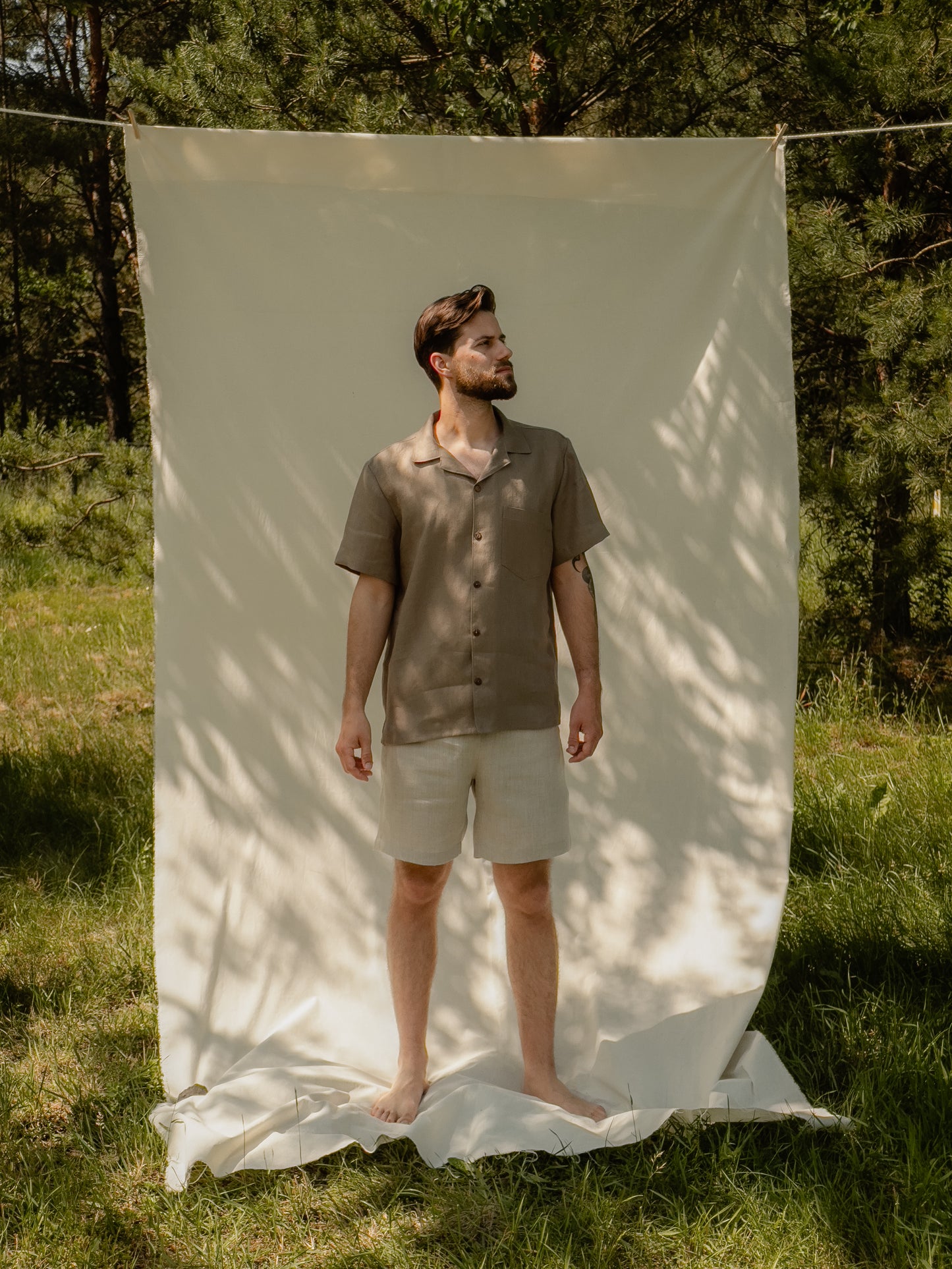 Męska koszula Milo | Khaki