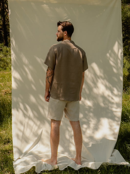 Męska koszula Milo | Khaki